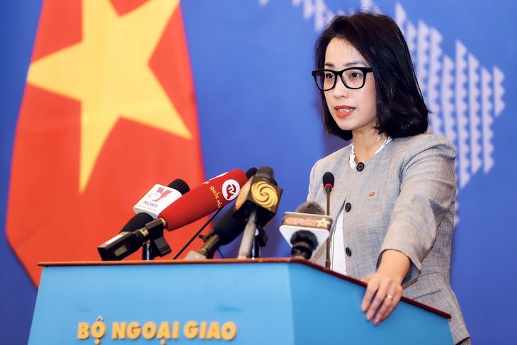 Bà Phạm Thu Hằng làm người phát ngôn Bộ Ngoại giao - Ảnh 1.
